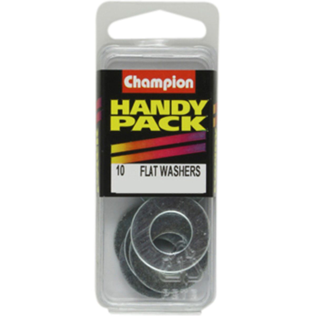 Champion Handy Pack Steel Flat Washers BH171, 1/4", , scaau_hi-res