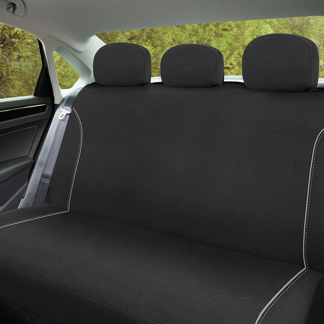 Ridge Ryder Canvas Seat Covers Black/Grey 06H, , scaau_hi-res