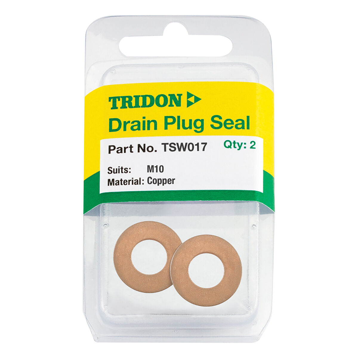 Tridon Oil Drain Plug Washer Pair TSW017, , scaau_hi-res