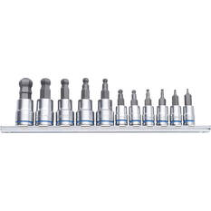 Kincrome Ball-End Hex Socket Set Metric 11 Piece, , scaau_hi-res