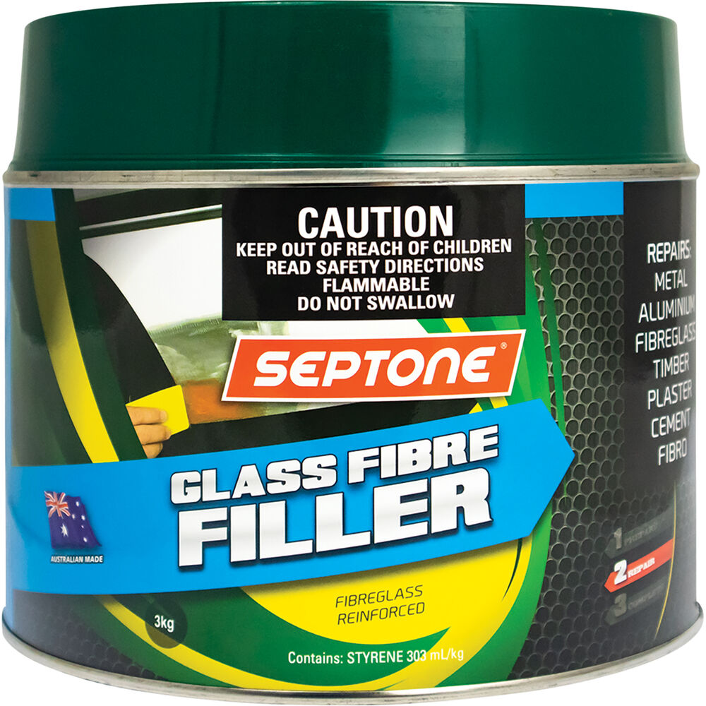 Septone Fibreglass Filler 3kg Supercheap Auto