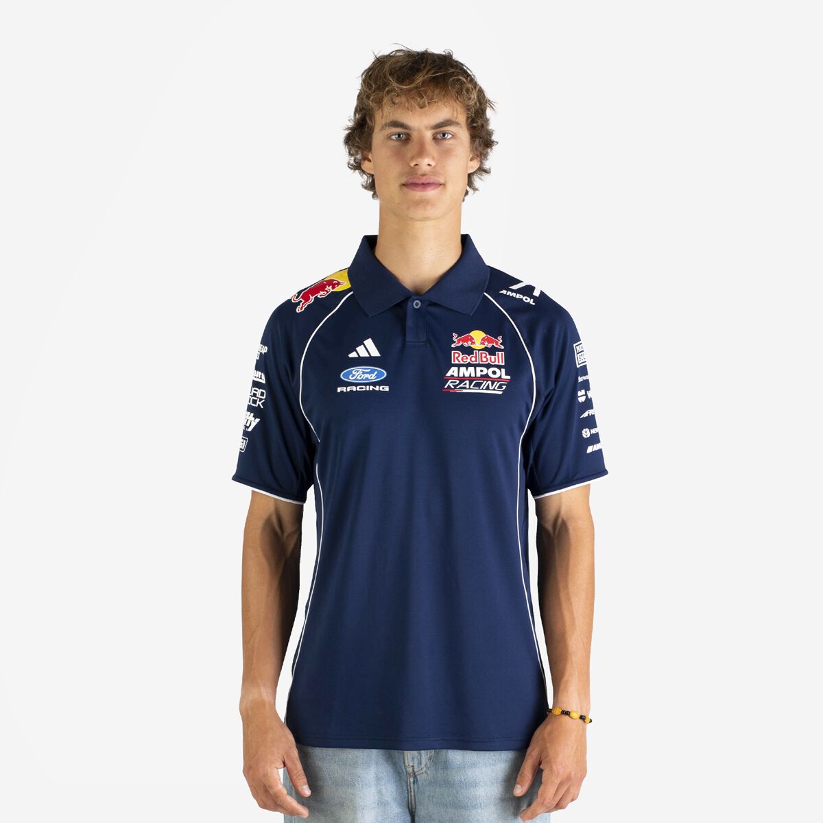 Red Bull Ampol Racing 2026 Polo Adidas S, , scaau_hi-res