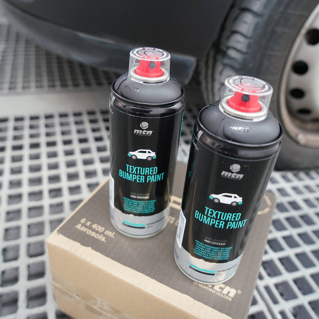 MTN Pro Trim & Bumper Spray Paint Black 400mL, , scaau_hi-res