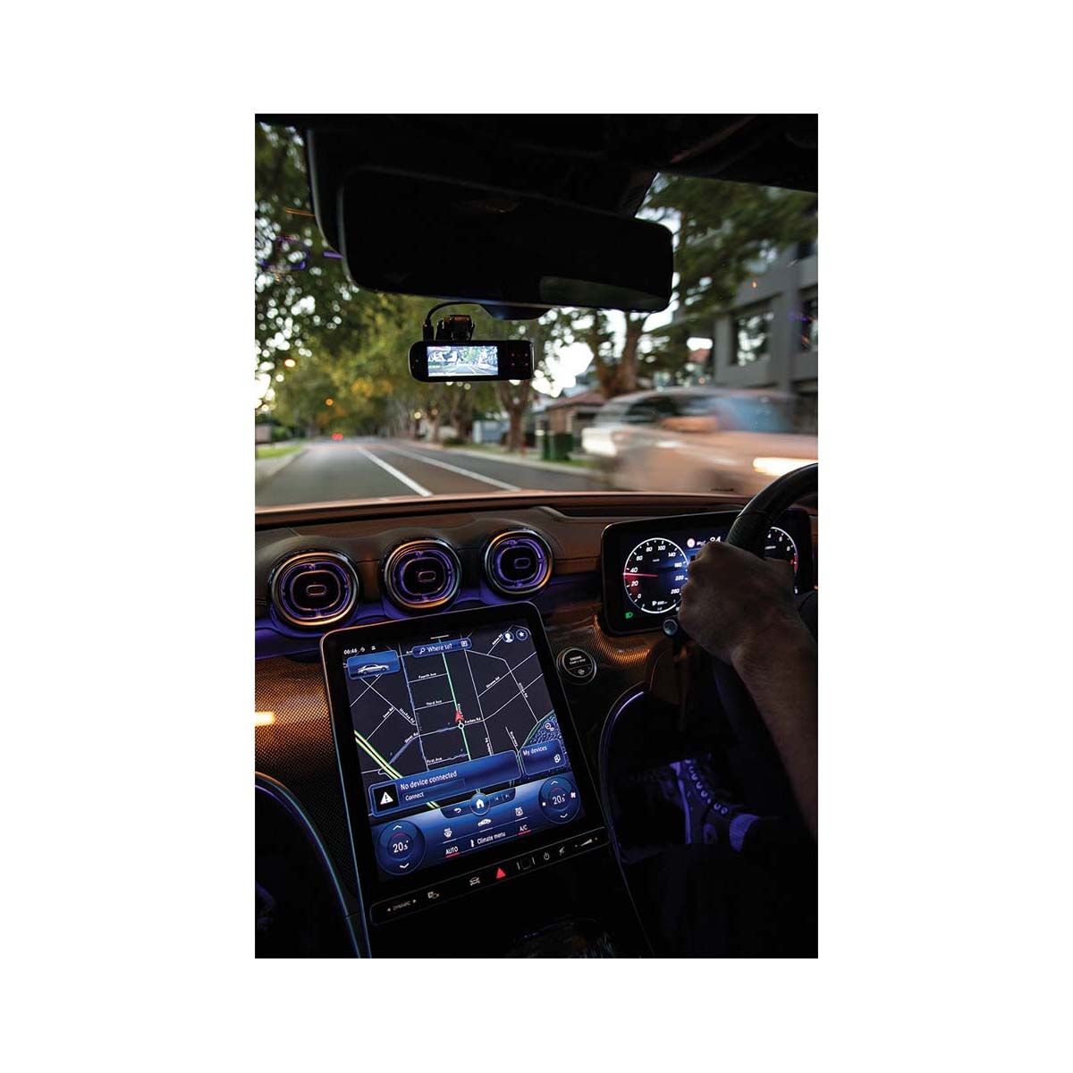 Uniden Dash View 40R Smart Dash Cam With Rear View Camera, , scaau_hi-res