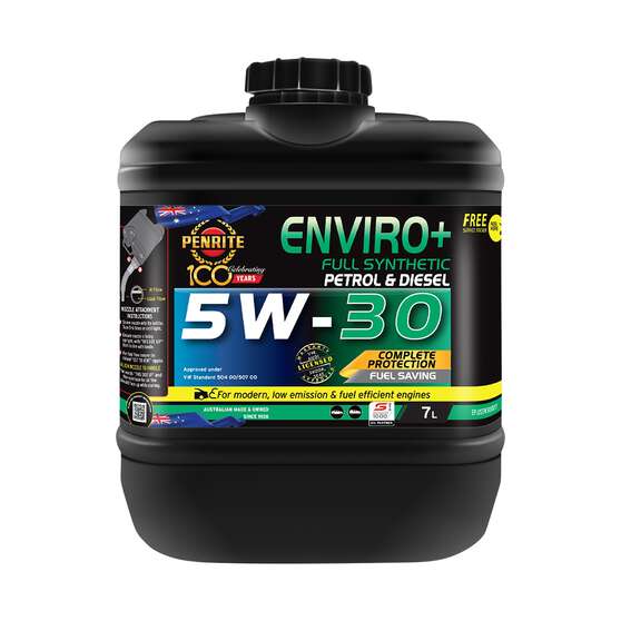 Penrite Enviro+ Engine Oil - 5W-30 7 Litre, , scaau_hi-res