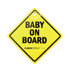 Cabin Crew Kids Baby on Board Sign, , scaau_hi-res