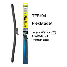 Tridon FlexBlade Wiper 650mm (26") NX, Single - TFB194, , scaau_hi-res