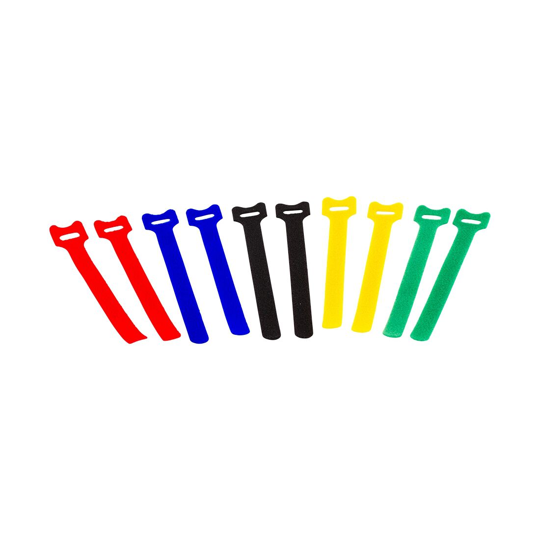 Tridon Reusable Loop Tie Pack, Assorted Colours, 155mm x 12mm, 10 Pack - CTP33, , scaau_hi-res
