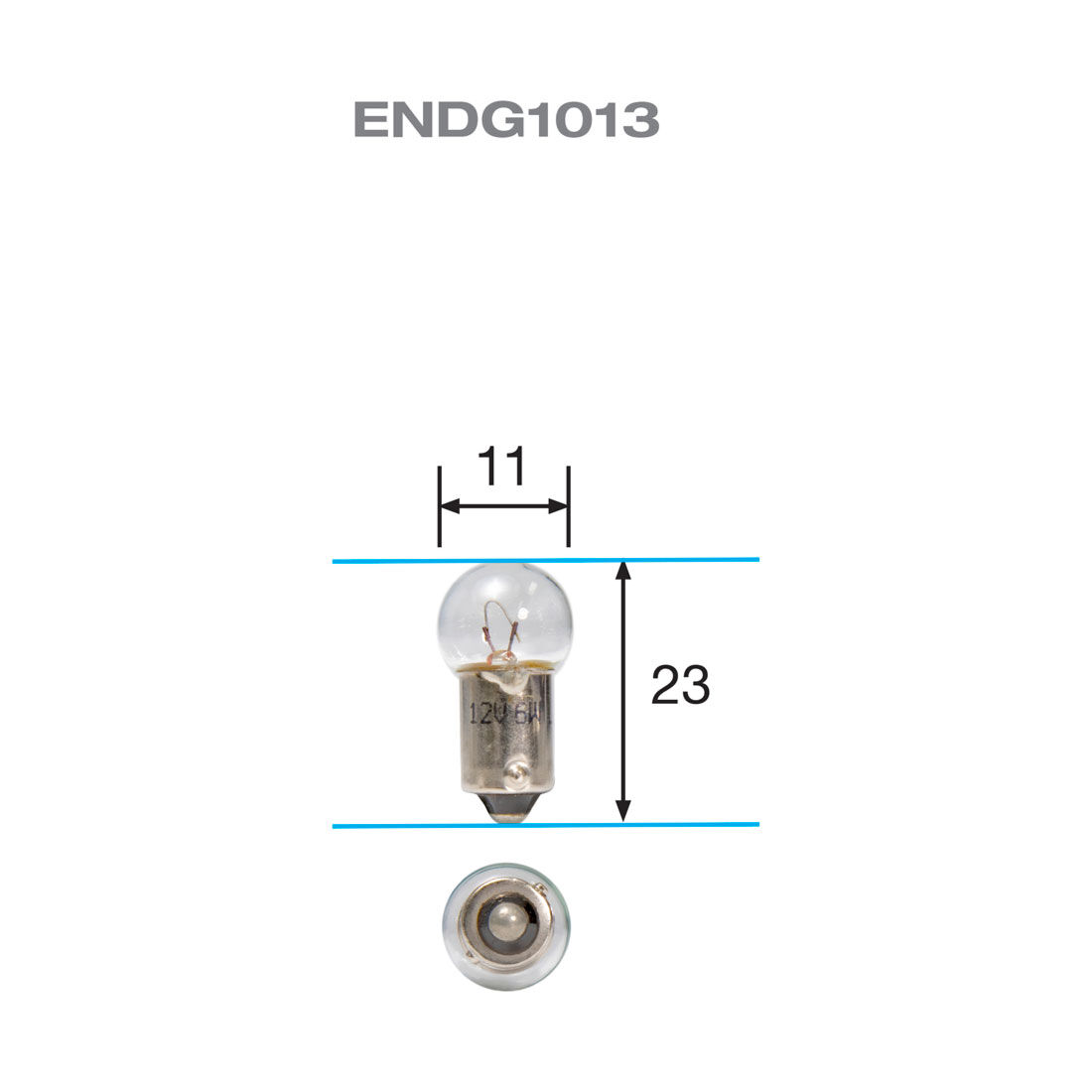 ENDURALIGHT Automotive Globes - Dash/ Numberplate T6W 12V, 6W, BA9S, , scaau_hi-res