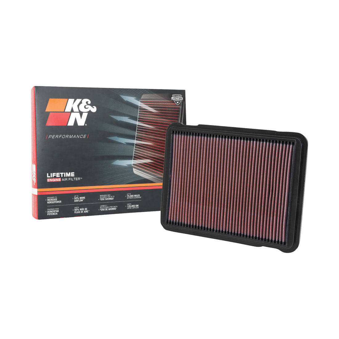 K&N Air Filter - 33-2146 (Interchangeable with A1499), , scaau_hi-res