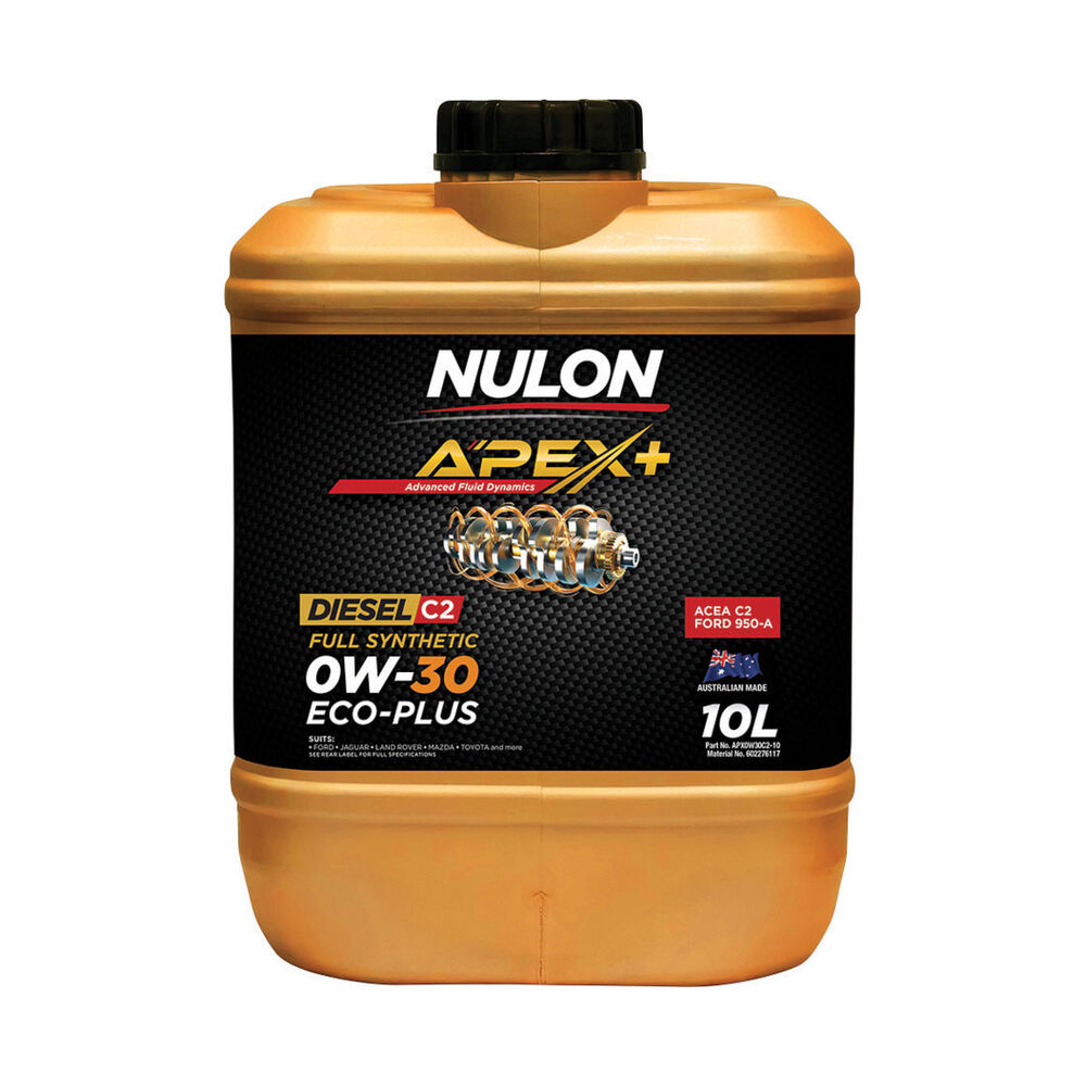 Nulon Full Synthetic C2 Fuel Saving Diesel Engine Oil 0W30 10 Litre Supercheap Auto