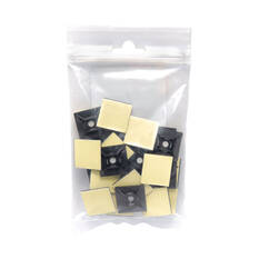 SCA Cable Tie Mounts - Large, Black, 25 Pack, , scaau_hi-res