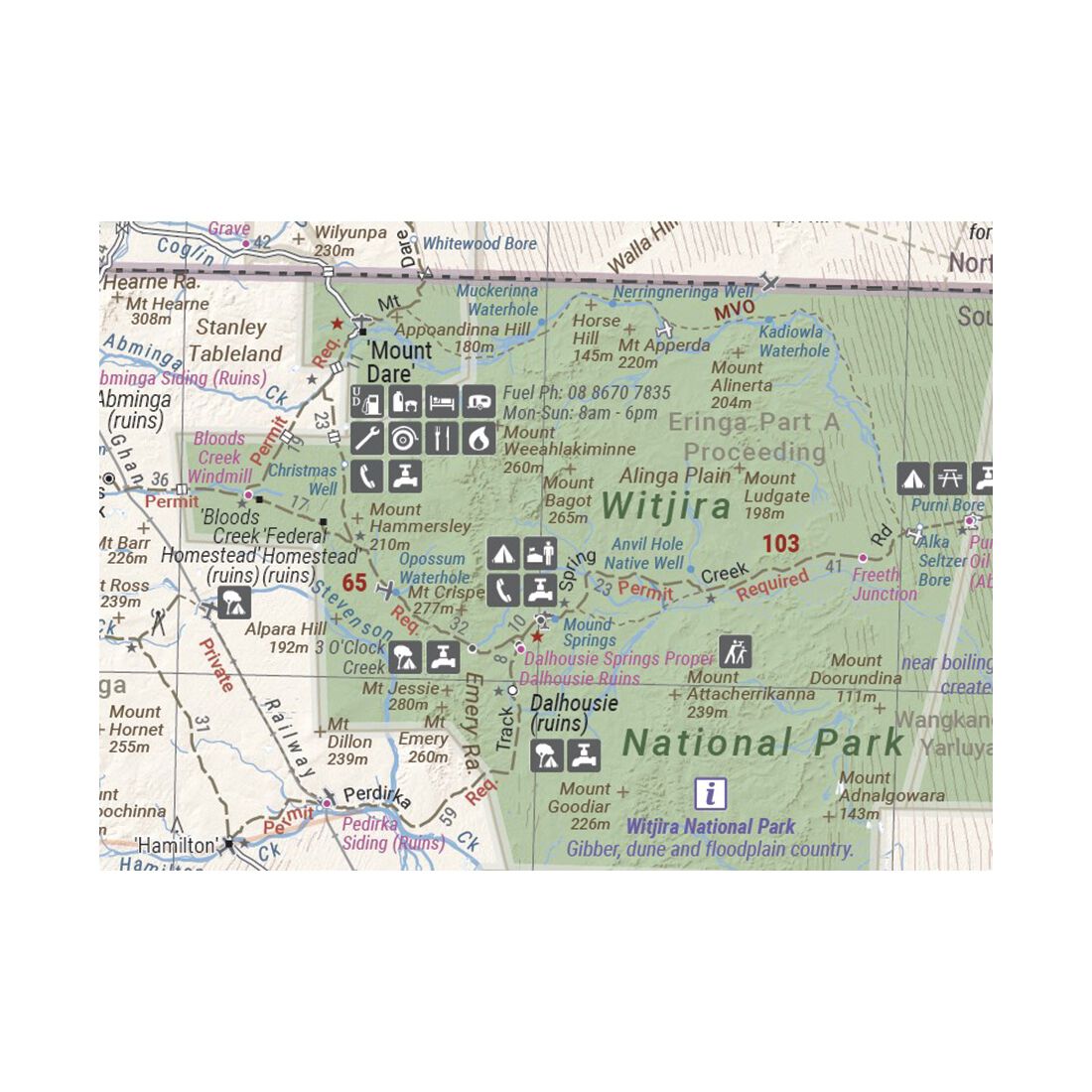 Hema Map Great Desert Tracks Eastern Sheet, , scaau_hi-res