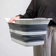 Collapse-A Tub Multipurpose 27L Grey, , scaau_hi-res