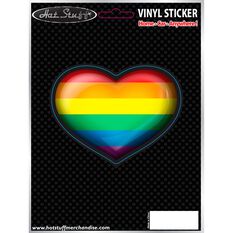 Sticker Rainbow Heart , Vinyl, , scaau_hi-res