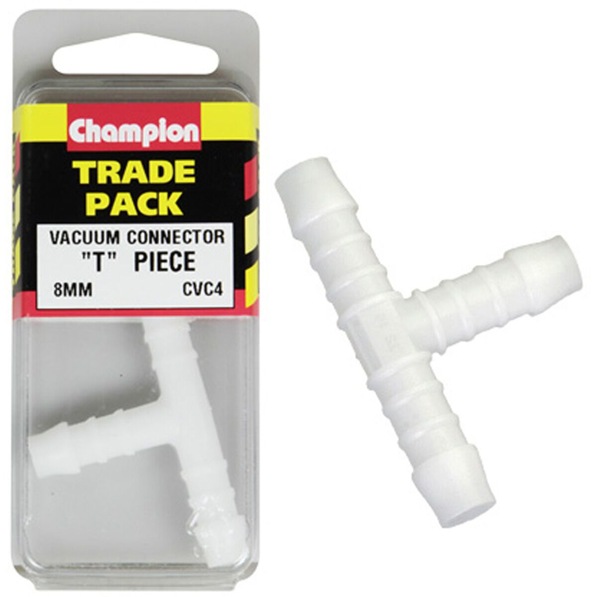 Champion Trade Pack T Piece CVC4, 8mm, , scaau_hi-res