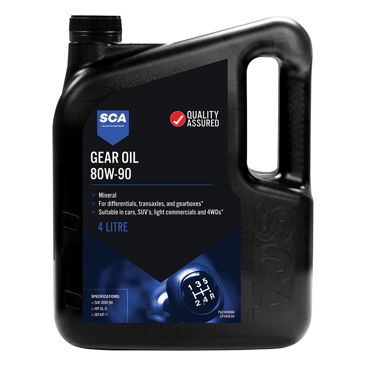 SCA Gear Oil 80W-90 4 Litre, , scaau_hi-res