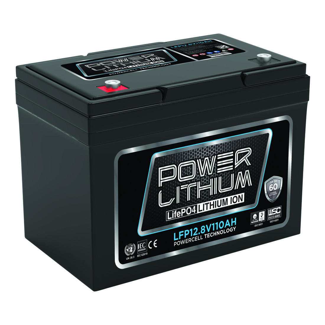Power Lithium Deep Cycle 12.8V 110AH Battery - LFP12.8V110AH, , scaau_hi-res