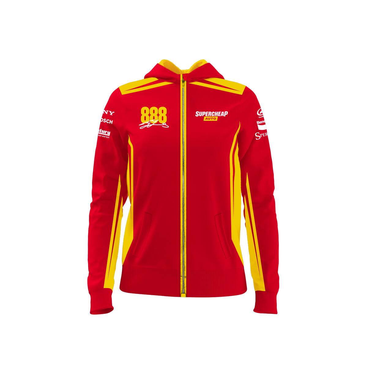 Wildcard Women's Hoodie 2024 10, Red Red 10, Red, scaau_hi-res