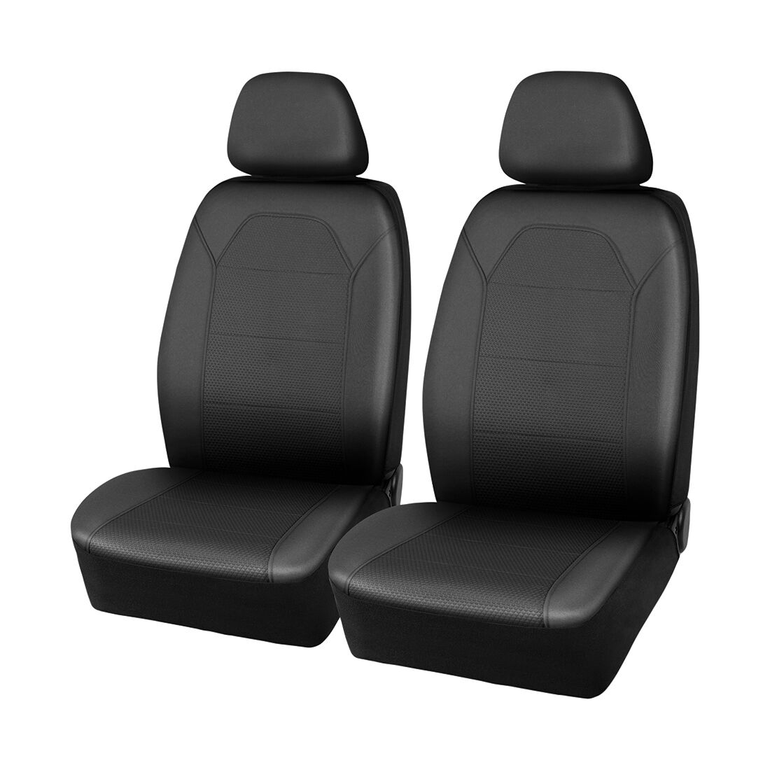 SCA Jacquard Embossed Dot Seat Covers Black, Adjustable Headrests, Airbag Compatible, Size 30A, , scaau_hi-res