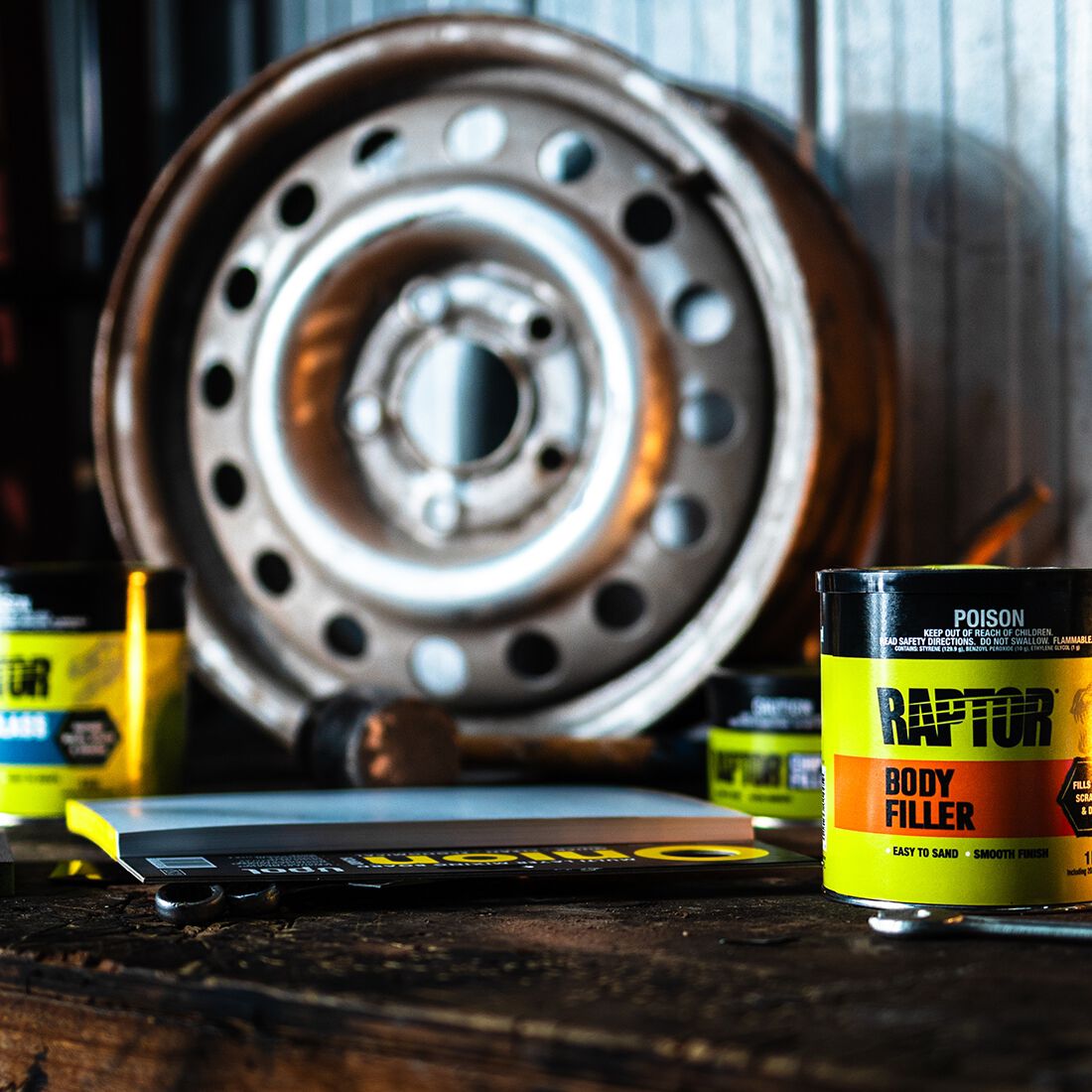 Raptor Lightweight Body Filler 1KG, , scaau_hi-res