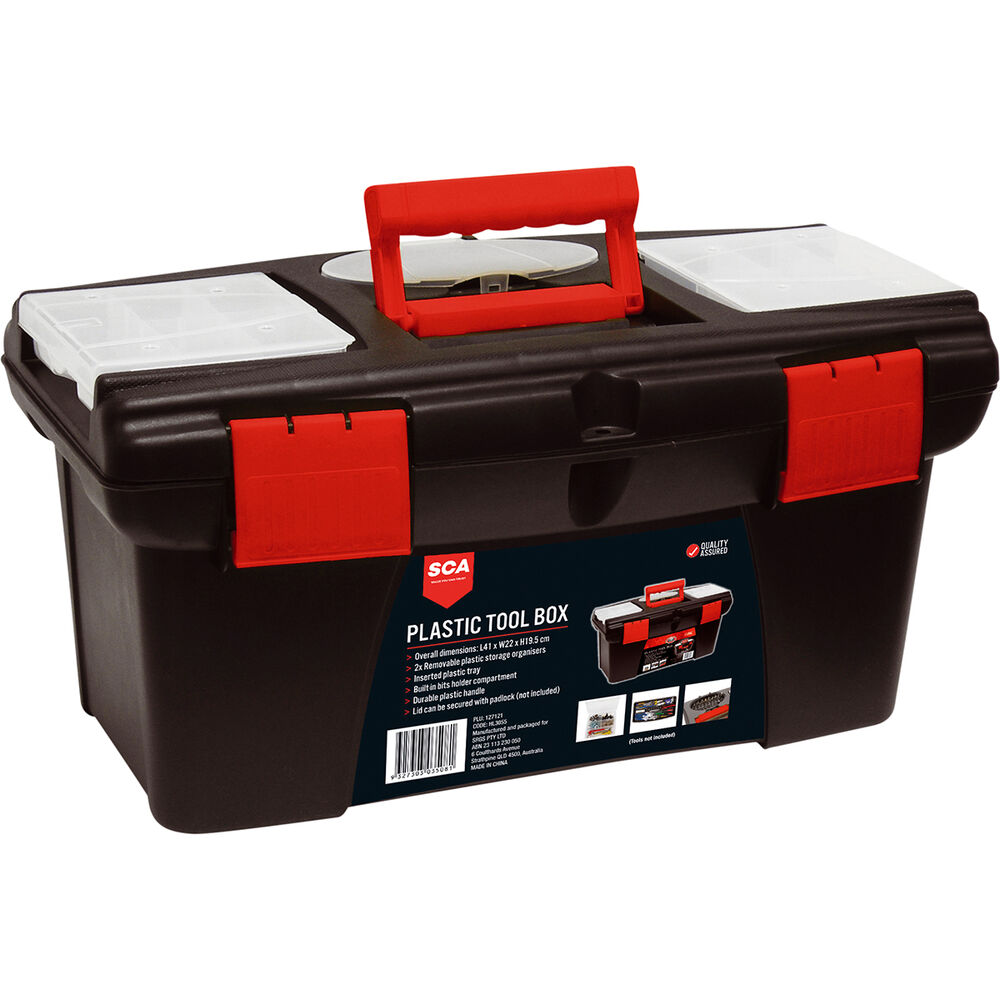 SCA Tool Box, Plastic 41cm Supercheap Auto
