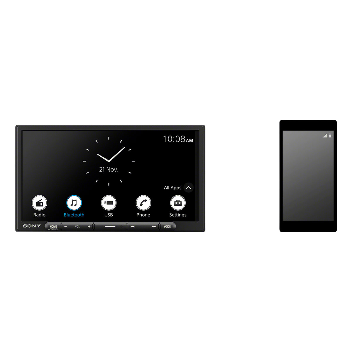 Sony XAV-AX4000 Double DIN Wireless Apple CarPlay & Android&trade; Auto Head Unit, , scaau_hi-res