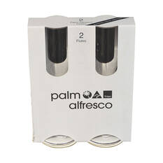 Palm Alfresco Tritan Forever Unbreakable Flute Glass 2 pack, , scaau_hi-res