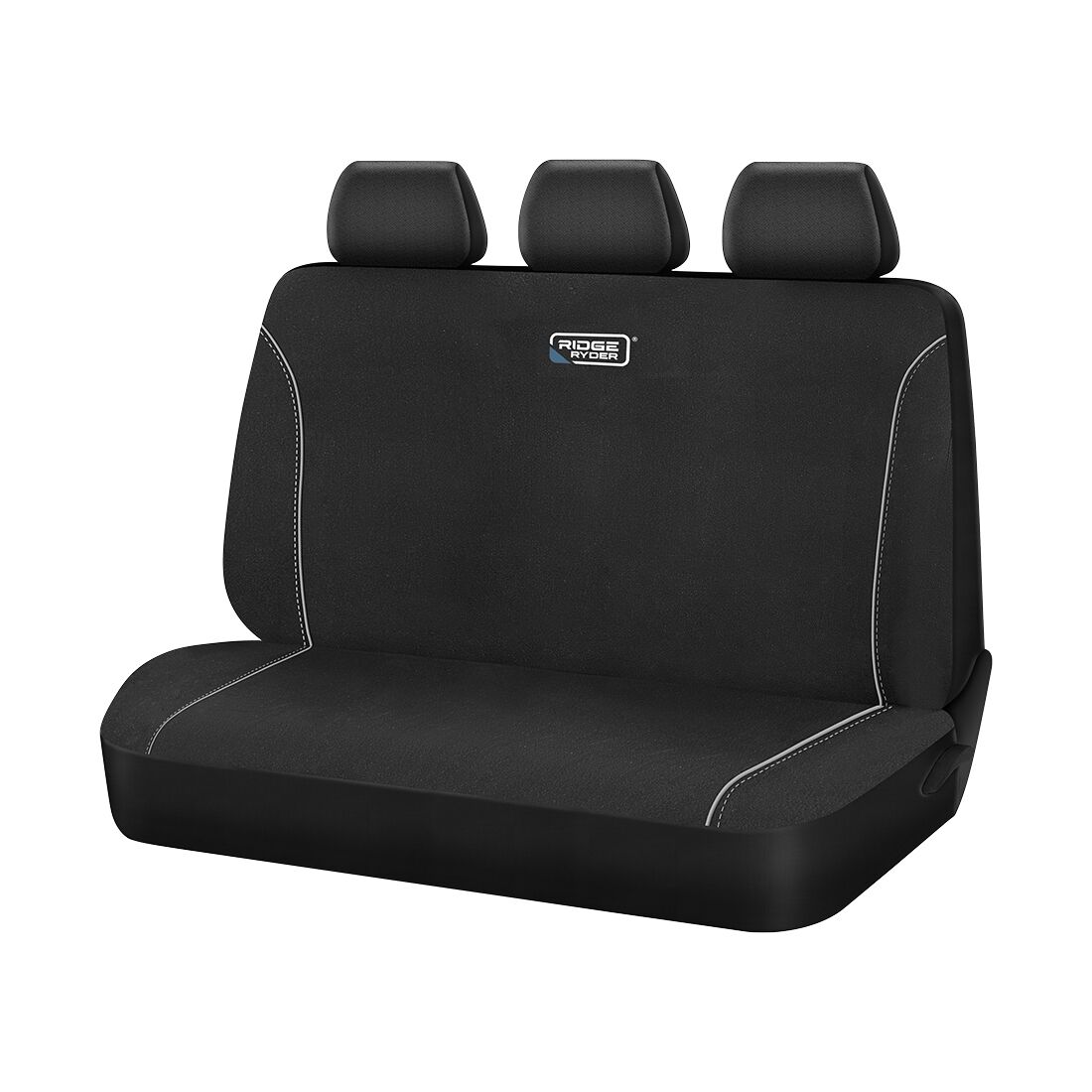 Ridge Ryder Canvas Seat Covers Black/Grey 06H, , scaau_hi-res
