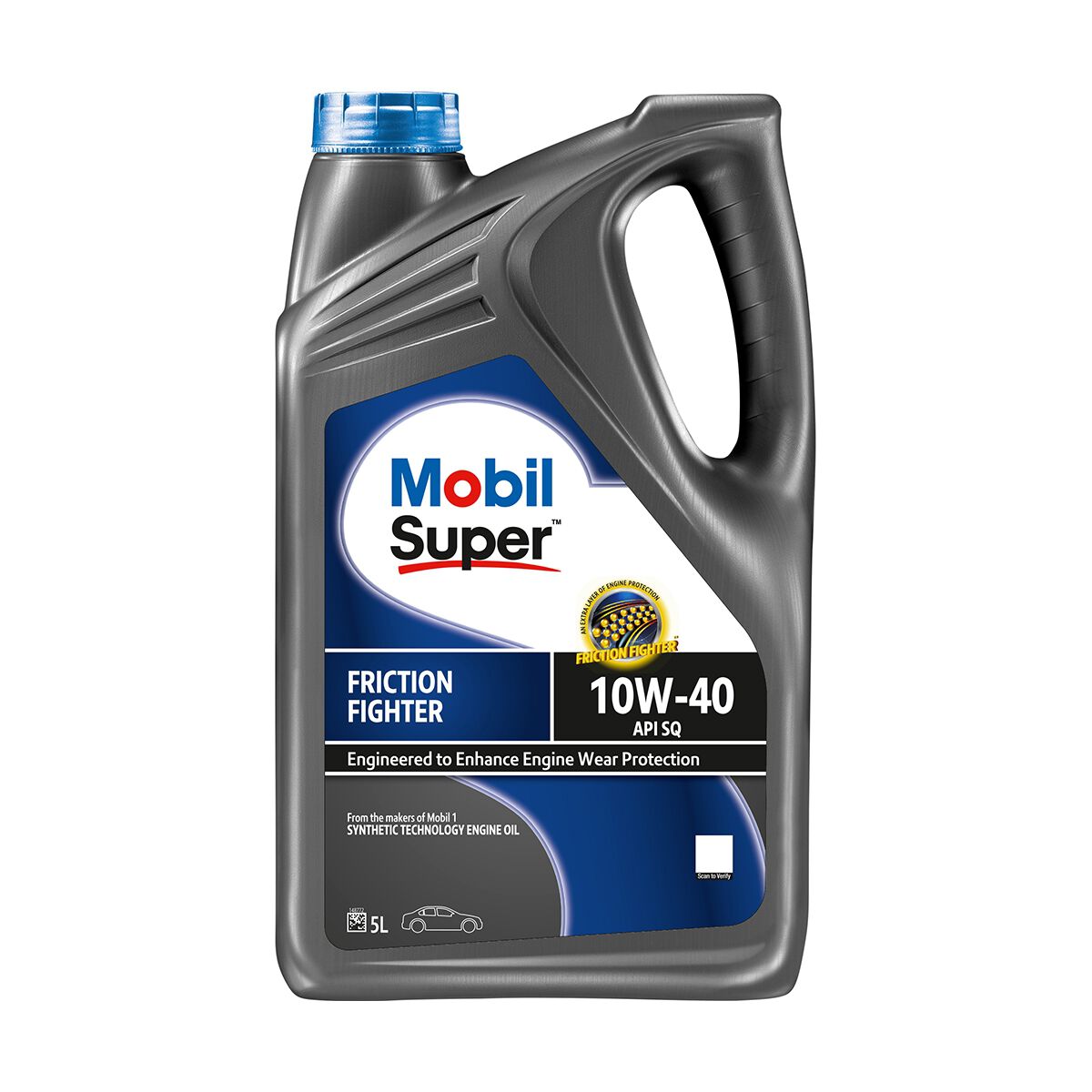 Mobil Super Friction Fighter 10W-40 5 Litre, , scaau_hi-res