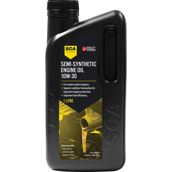 SCA Semi Synthetic Engine Oil 10W-30 1 Litre, , scaau_hi-res