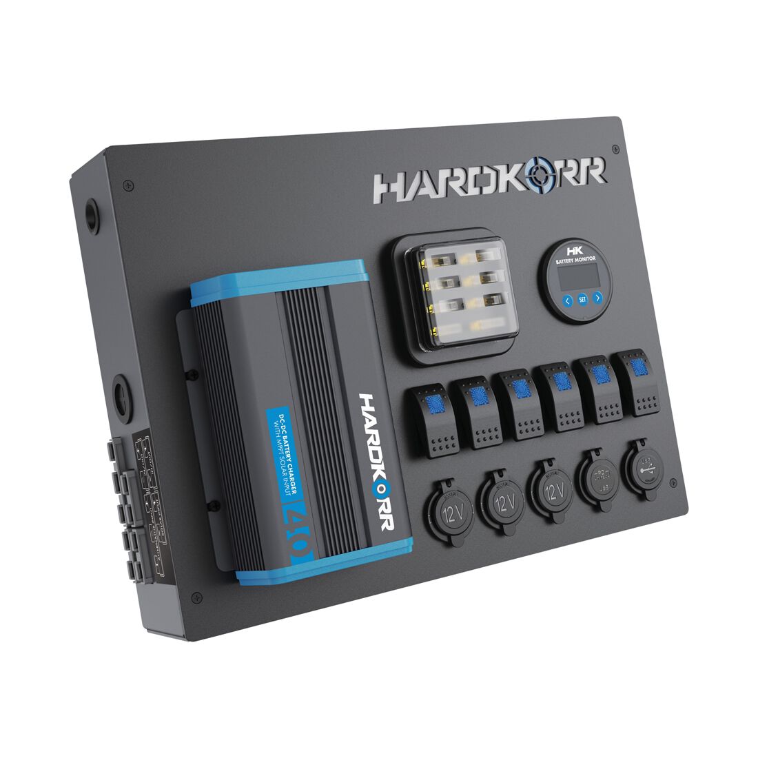 Hardkorr 12V Power Hub with 40A DC-DC Charger, , scaau_hi-res