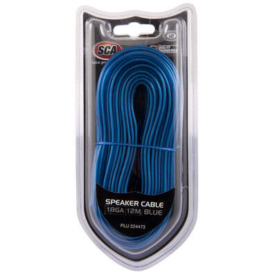 SCA Speaker Cable Blue 18G 12m Supercheap Auto