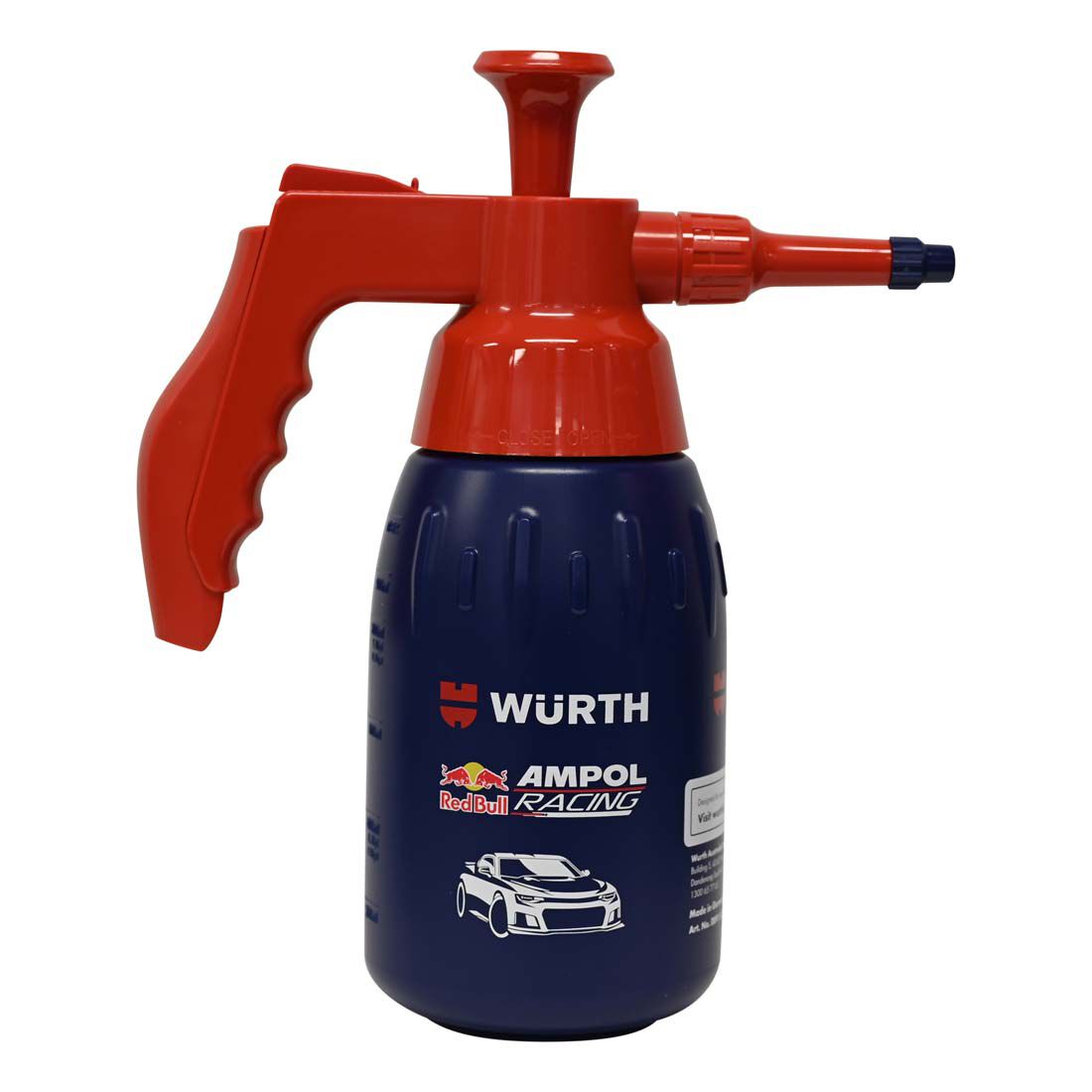 Spray pump clearance for bottle