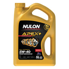 Nulon APEX+ 5W-40 Performance Engine Oil  5 Litre, , scaau_hi-res