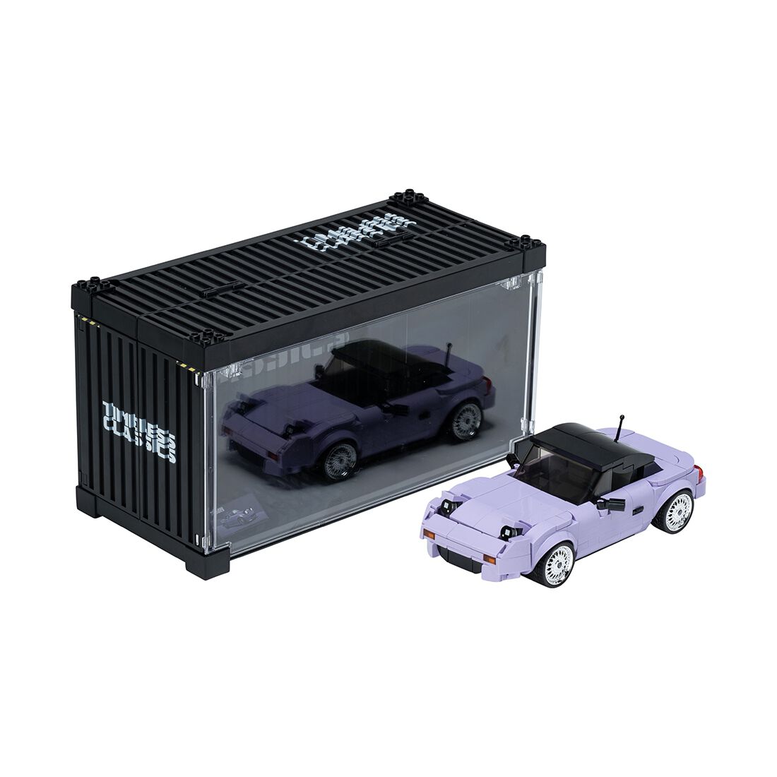 Timeless Classics JDM Building Bricks Purple Convertible, , scaau_hi-res