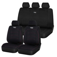 Ridge Ryder Black/Red Neoprene Seat Cover Set, , scaau_hi-res