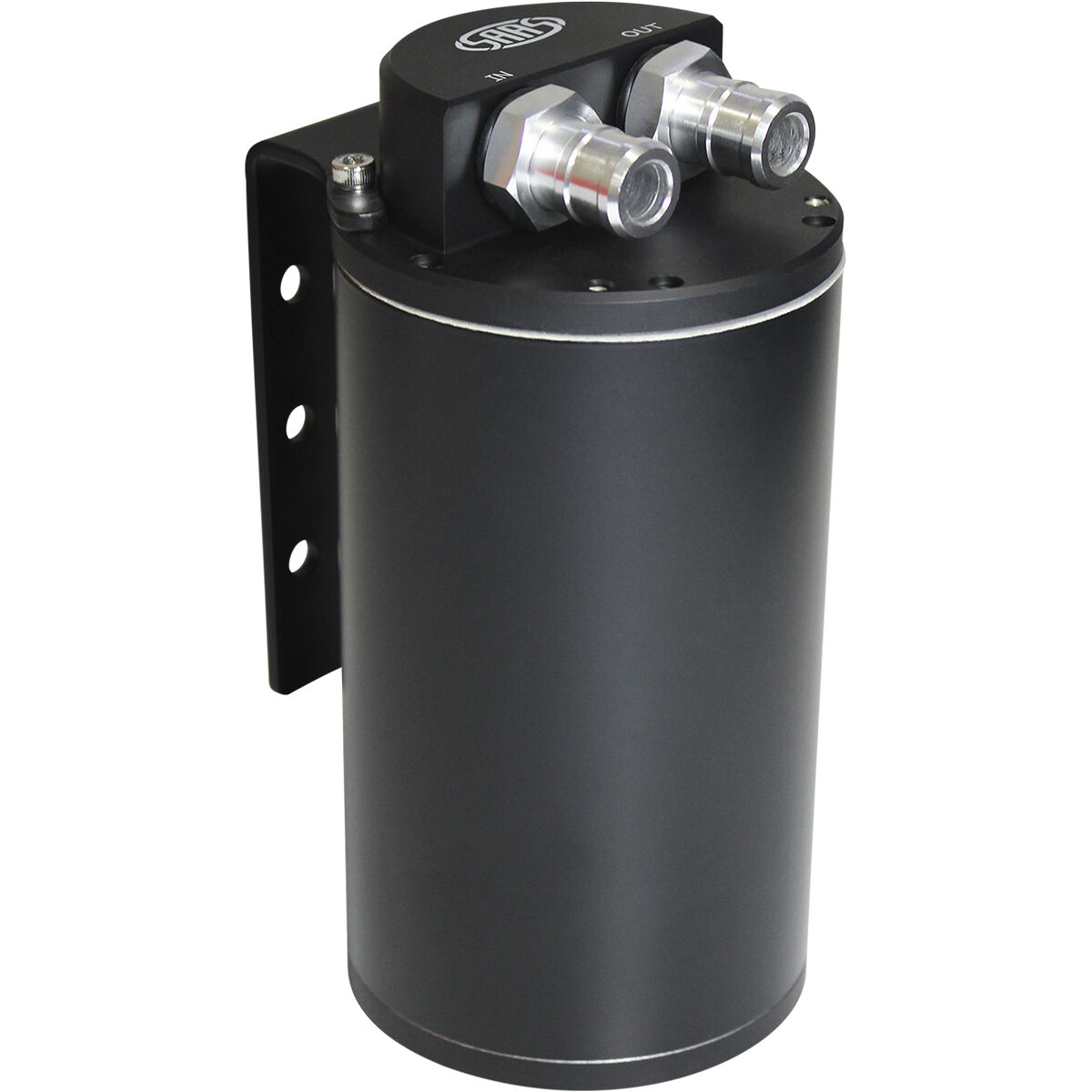SAAS Baffled Oil Catch Can, Black Billet - ST1003, , scaau_hi-res