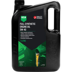 SCA Full Synthetic Engine Oil 5W-40 A3/B4 5 Litre, , scaau_hi-res