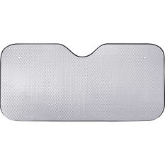 SCA Tall Bubble Sunshade Matte Silver Accordion Front, , scaau_hi-res