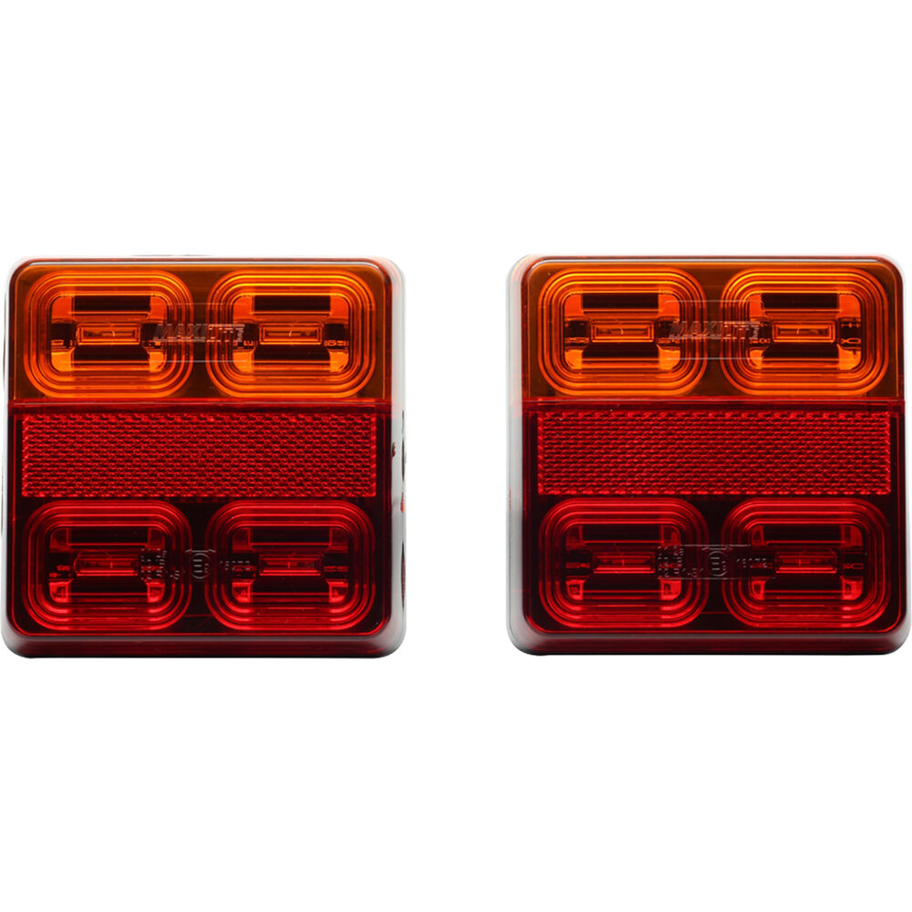 Trailer Lamp LED 12V Square 2 Pack Supercheap Auto