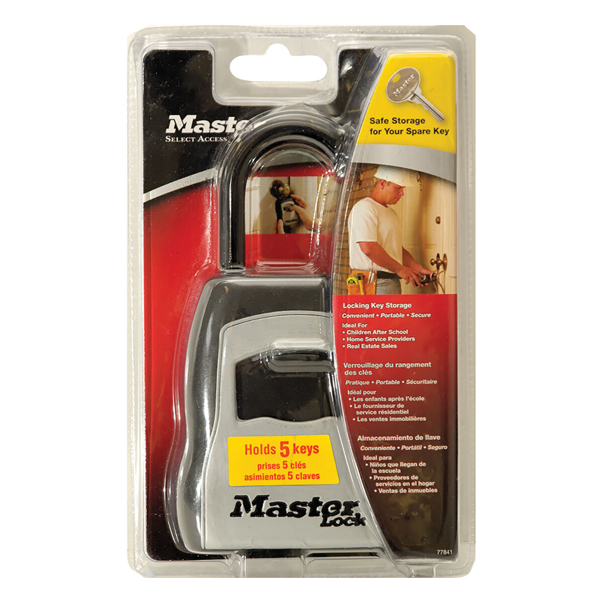 Master Lock Key Safe Portable 83mm, , scaau_hi-res