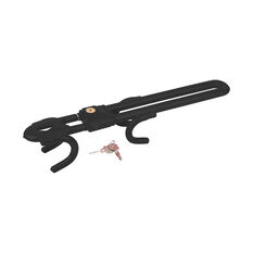 Cabin Crew Steering Wheel Lock Charcoal Double Hook, , scaau_hi-res