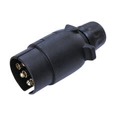 SCA Trailer Plug 7 Pin Large Round, , scaau_hi-res