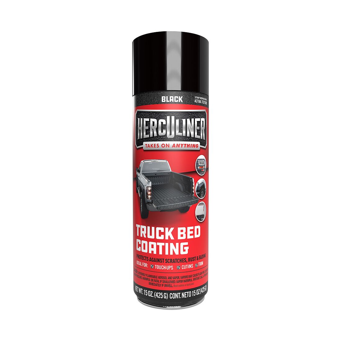 Herculiner Bed Liner Protective Coating Aerosol 425g, , scaau_hi-res