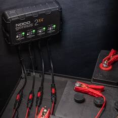 NOCO Genius 2X4 Smart Battery Charger 6V/12V 4-Bank 8 Amp, , scaau_hi-res