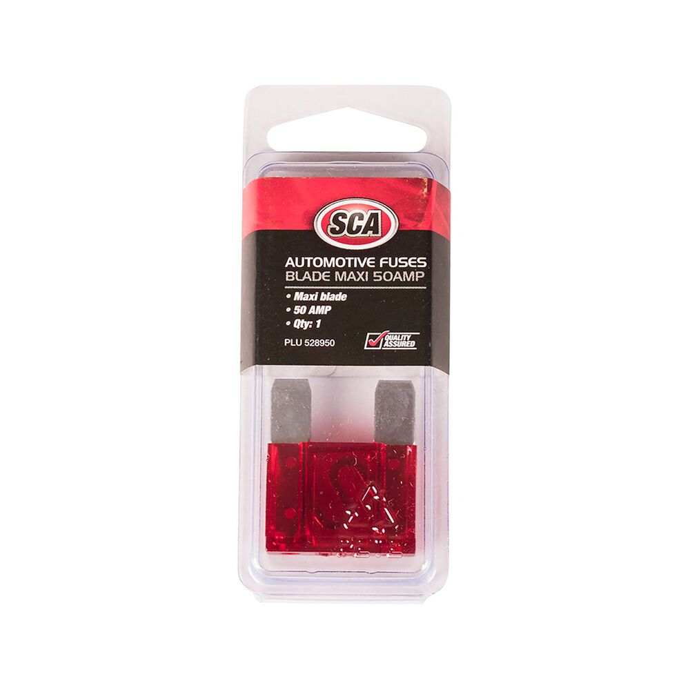 SCA Automotive Fuse Maxi Blade, 50 Amp Supercheap Auto