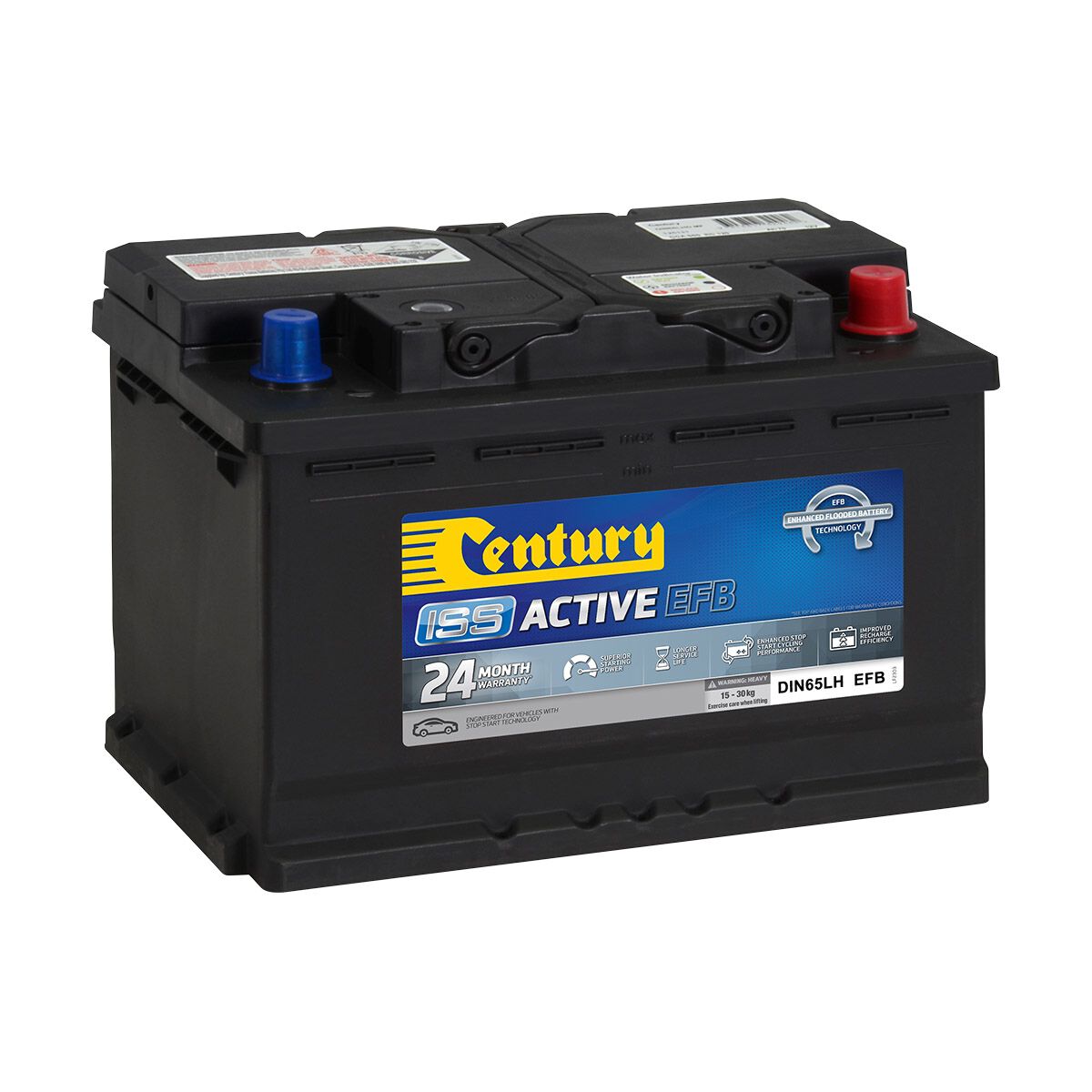 Century ISS Active Stop/Start Car Battery DIN65LH EFB MF - 116113, , scaau_hi-res