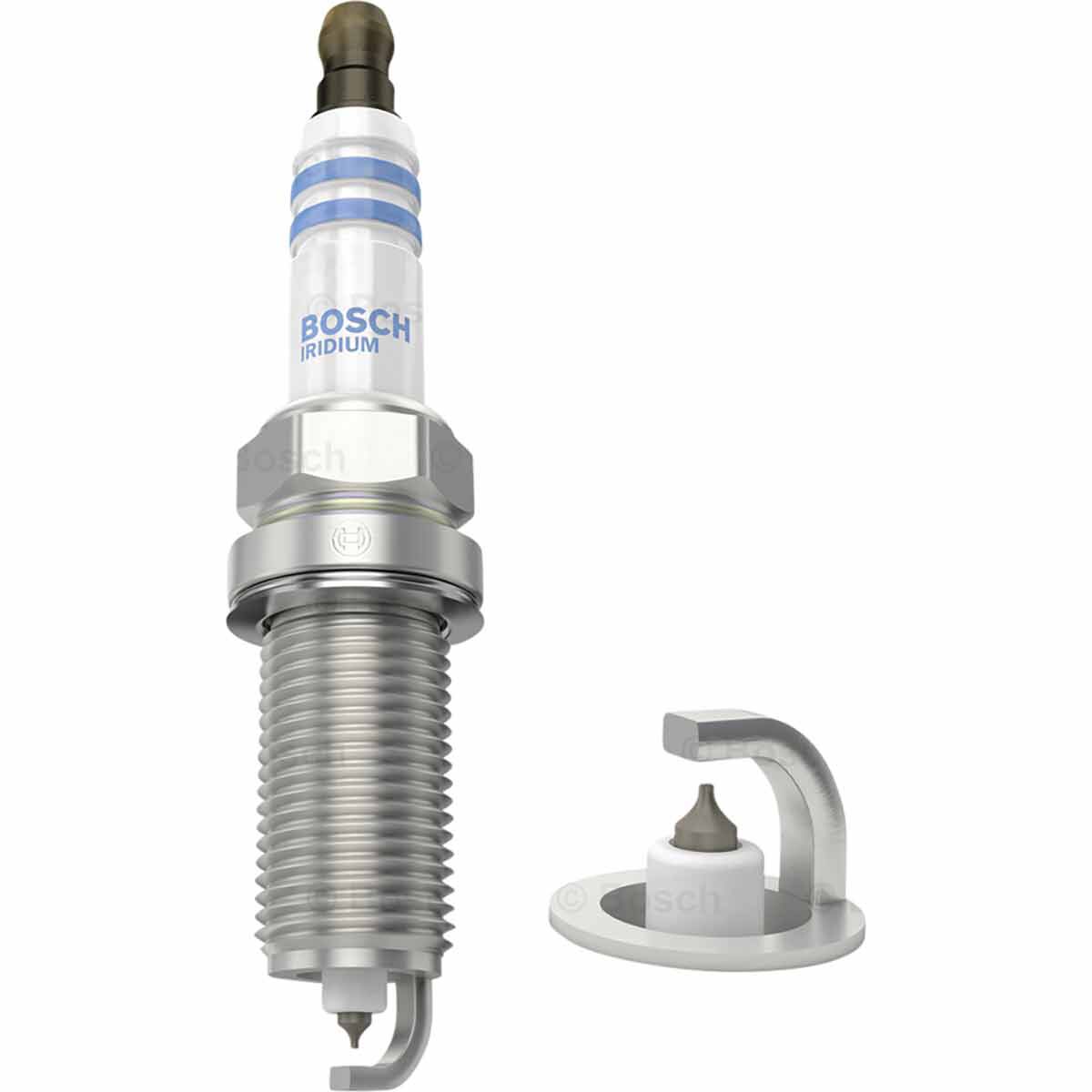 Bosch Iridium Spark Plug Single FR7SI30, , scaau_hi-res