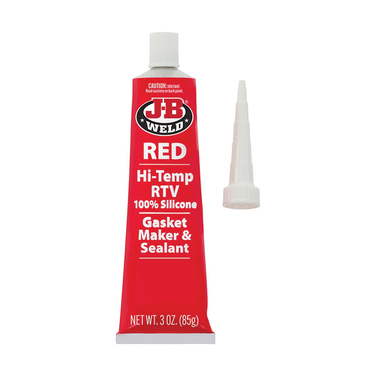 JB Weld Red Hi-Temp RTV Gasket Maker and Sealant 85g, , scaau_hi-res